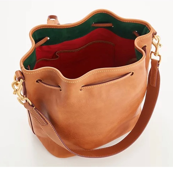 NEW Dooney & Bourke Florentine Leather Drawstring Bag - Picture 2 of 2